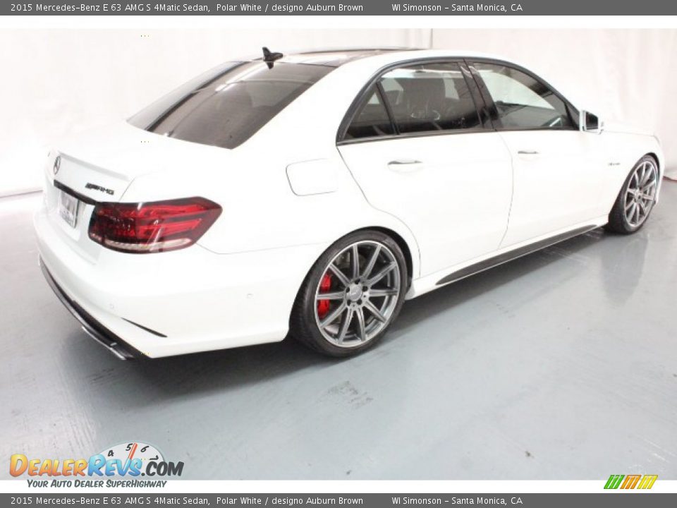 Polar White 2015 Mercedes-Benz E 63 AMG S 4Matic Sedan Photo #5