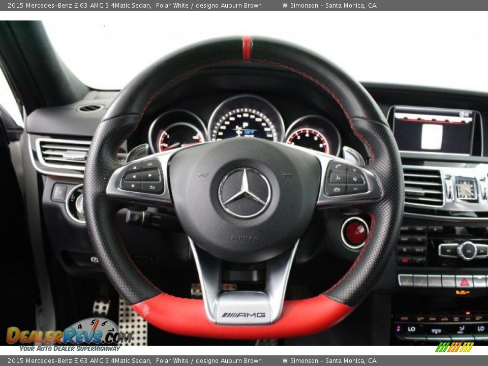 2015 Mercedes-Benz E 63 AMG S 4Matic Sedan Steering Wheel Photo #14