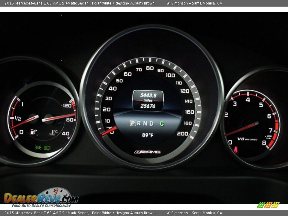 2015 Mercedes-Benz E 63 AMG S 4Matic Sedan Gauges Photo #17