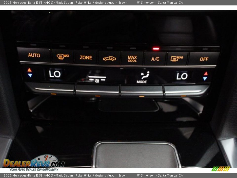 Controls of 2015 Mercedes-Benz E 63 AMG S 4Matic Sedan Photo #23