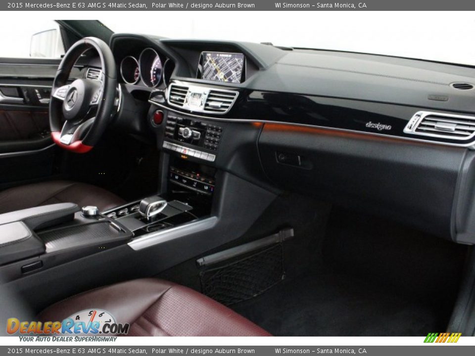 Dashboard of 2015 Mercedes-Benz E 63 AMG S 4Matic Sedan Photo #29