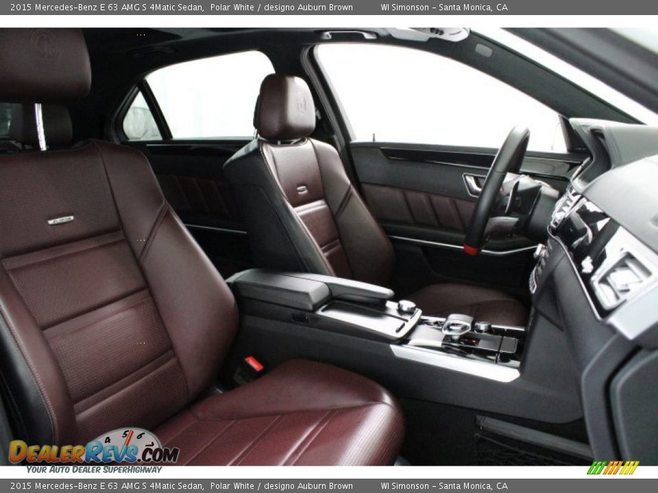 Front Seat of 2015 Mercedes-Benz E 63 AMG S 4Matic Sedan Photo #31