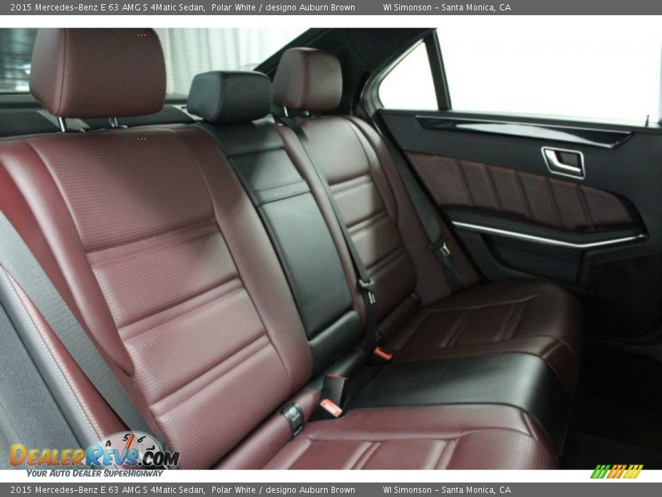 Rear Seat of 2015 Mercedes-Benz E 63 AMG S 4Matic Sedan Photo #33