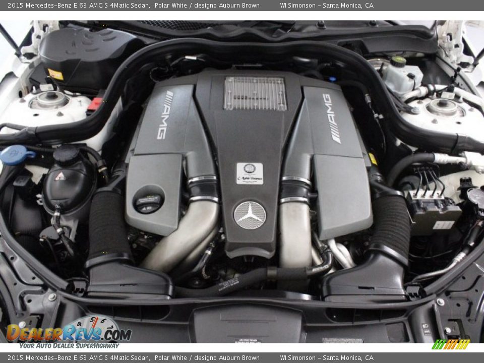 2015 Mercedes-Benz E 63 AMG S 4Matic Sedan 5.5 Liter AMG DI biturbo DOHC 32-Valve VVT V8 Engine Photo #34