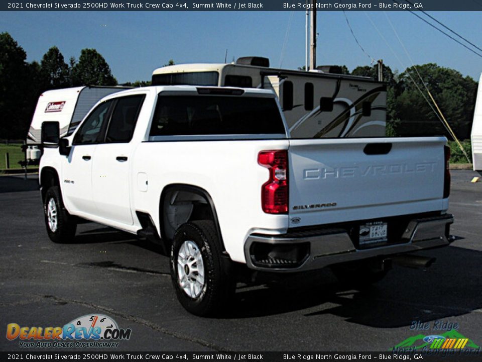 2021 Chevrolet Silverado 2500HD Work Truck Crew Cab 4x4 Summit White / Jet Black Photo #3