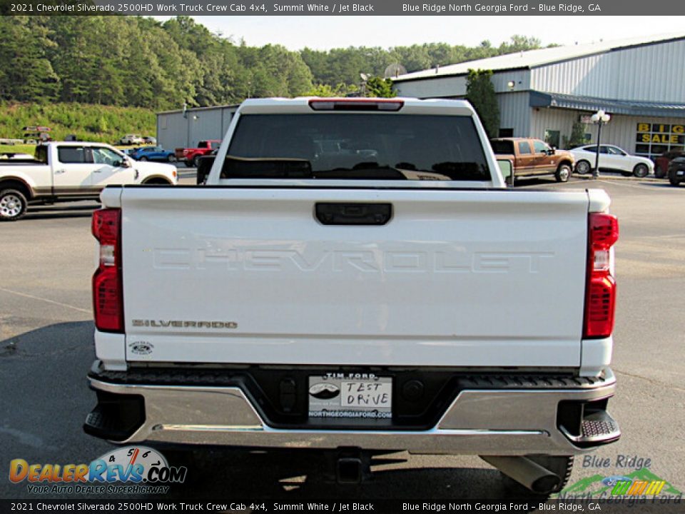 2021 Chevrolet Silverado 2500HD Work Truck Crew Cab 4x4 Summit White / Jet Black Photo #5