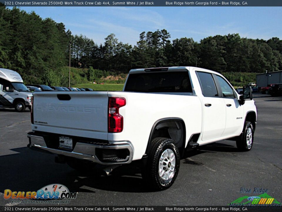 2021 Chevrolet Silverado 2500HD Work Truck Crew Cab 4x4 Summit White / Jet Black Photo #6