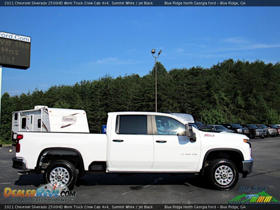 2021 Chevrolet Silverado 2500HD Work Truck Crew Cab 4x4 Summit White / Jet Black Photo #7