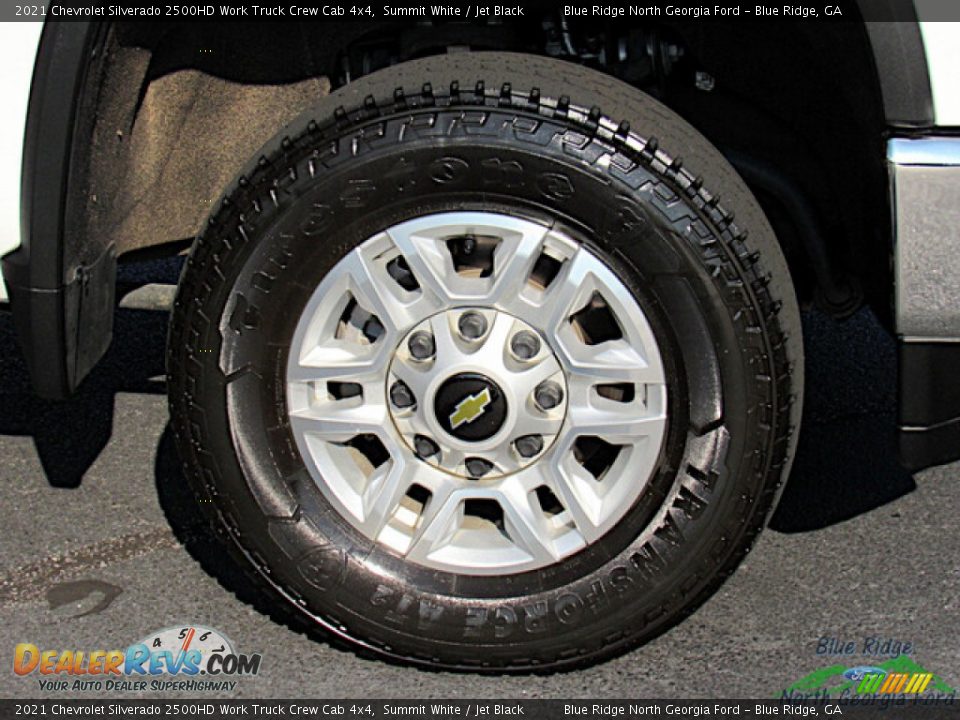 2021 Chevrolet Silverado 2500HD Work Truck Crew Cab 4x4 Summit White / Jet Black Photo #9