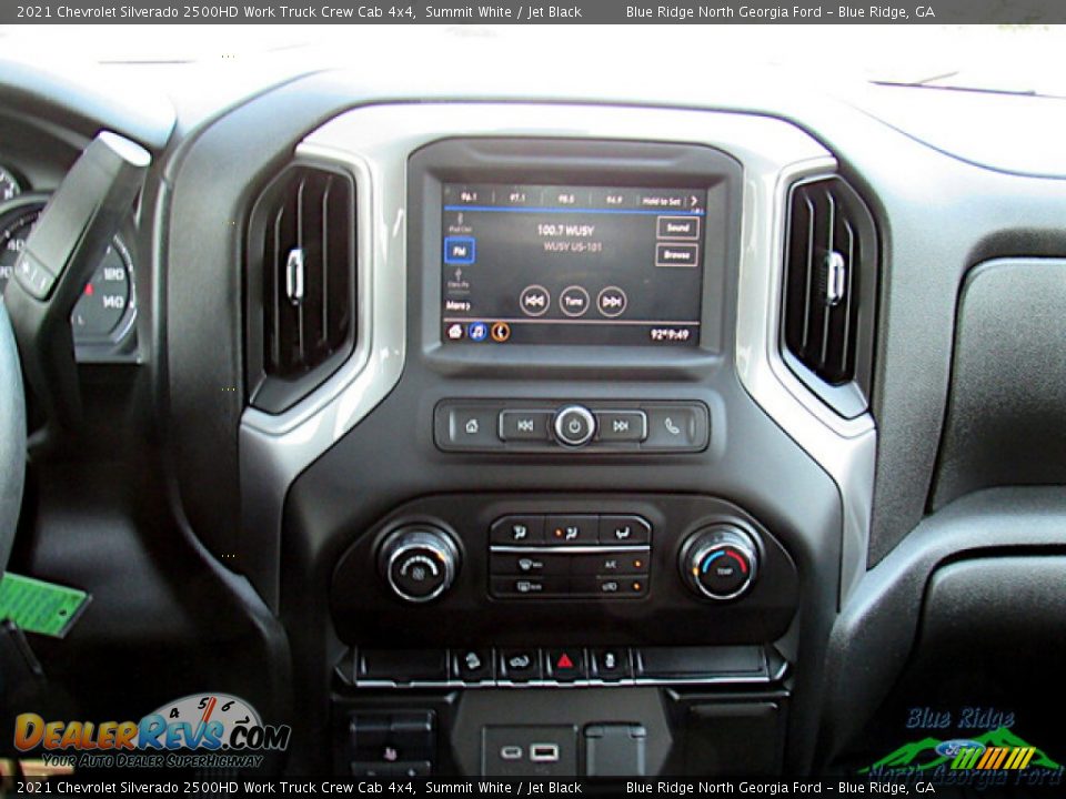 2021 Chevrolet Silverado 2500HD Work Truck Crew Cab 4x4 Summit White / Jet Black Photo #17