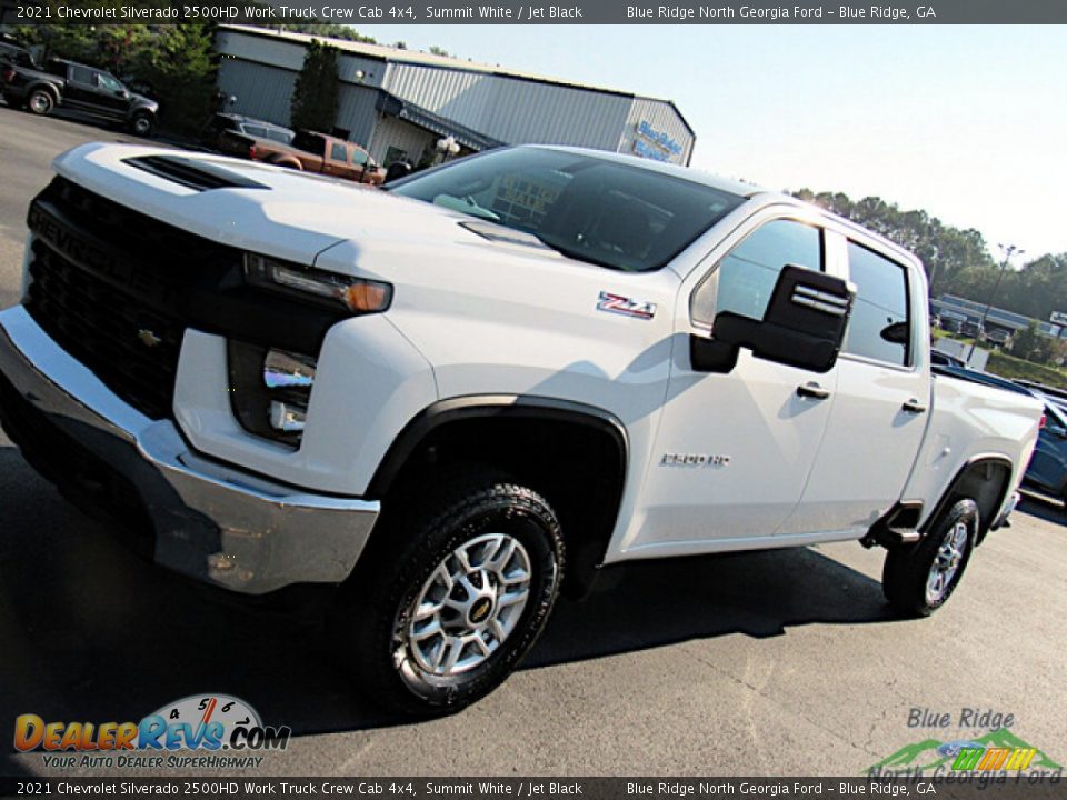 2021 Chevrolet Silverado 2500HD Work Truck Crew Cab 4x4 Summit White / Jet Black Photo #25