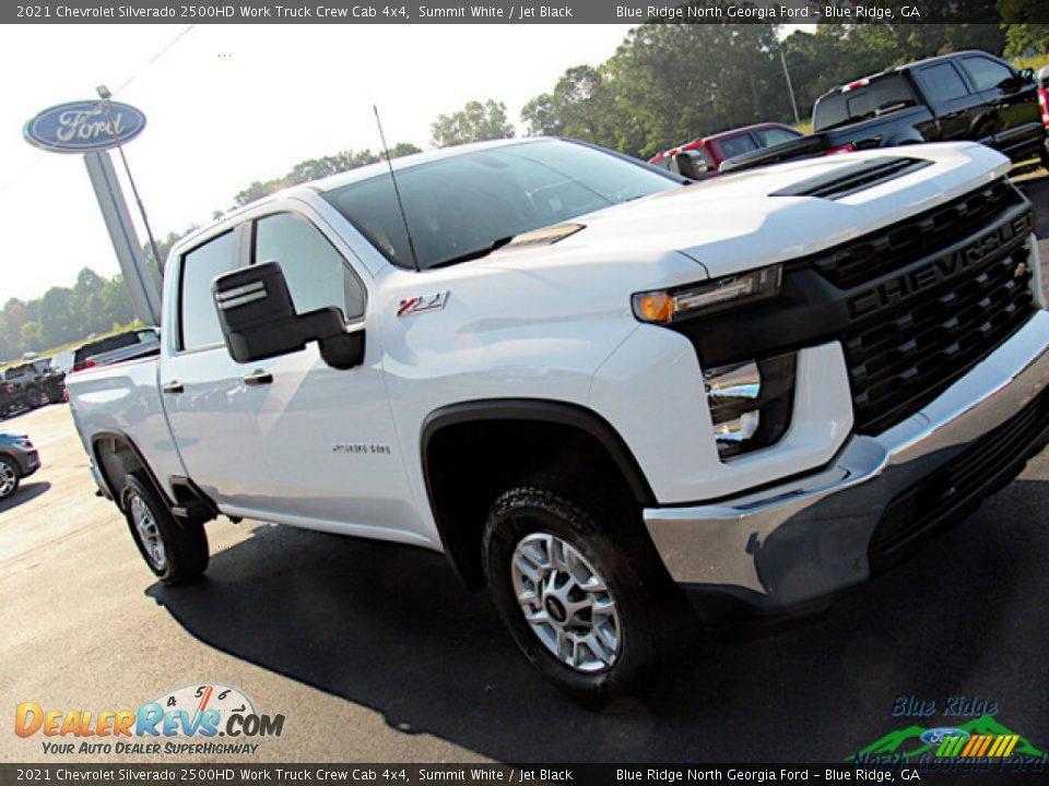 2021 Chevrolet Silverado 2500HD Work Truck Crew Cab 4x4 Summit White / Jet Black Photo #26