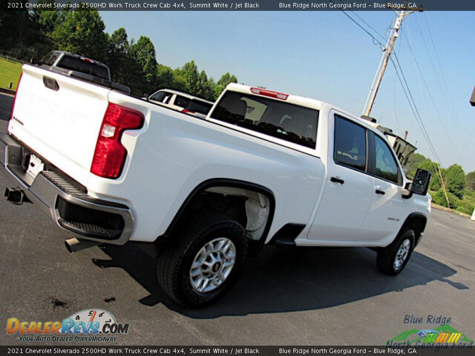 2021 Chevrolet Silverado 2500HD Work Truck Crew Cab 4x4 Summit White / Jet Black Photo #27