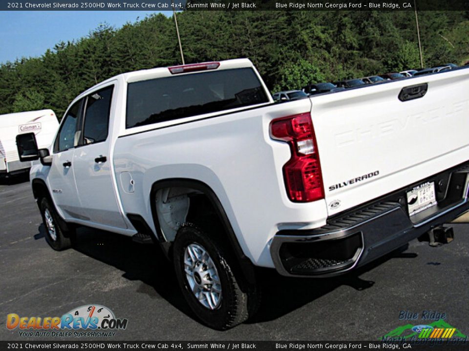 2021 Chevrolet Silverado 2500HD Work Truck Crew Cab 4x4 Summit White / Jet Black Photo #28