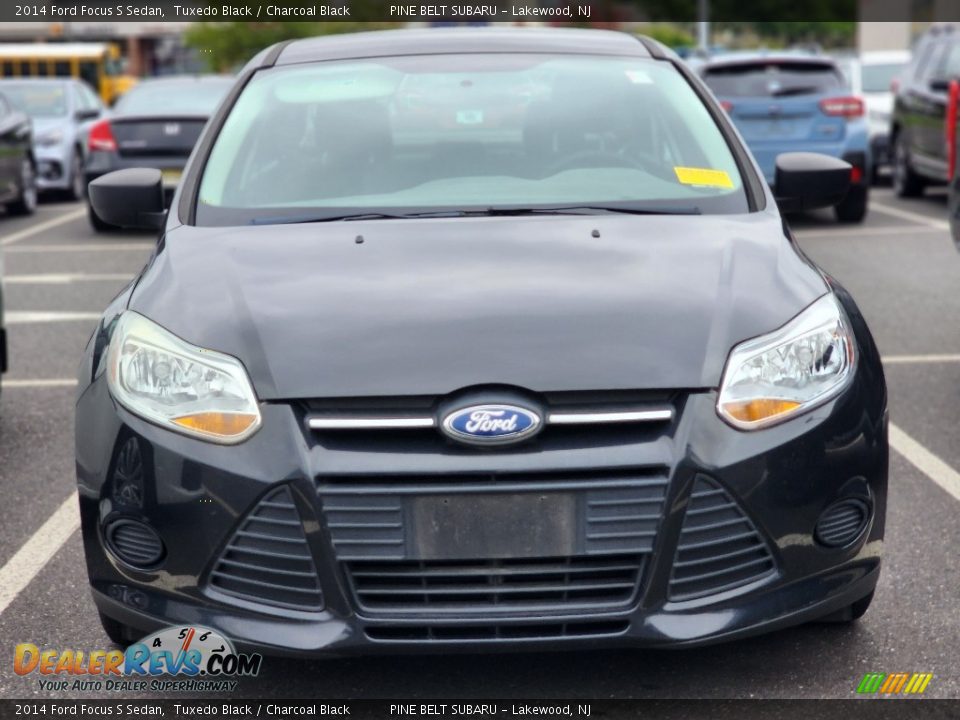 2014 Ford Focus S Sedan Tuxedo Black / Charcoal Black Photo #2