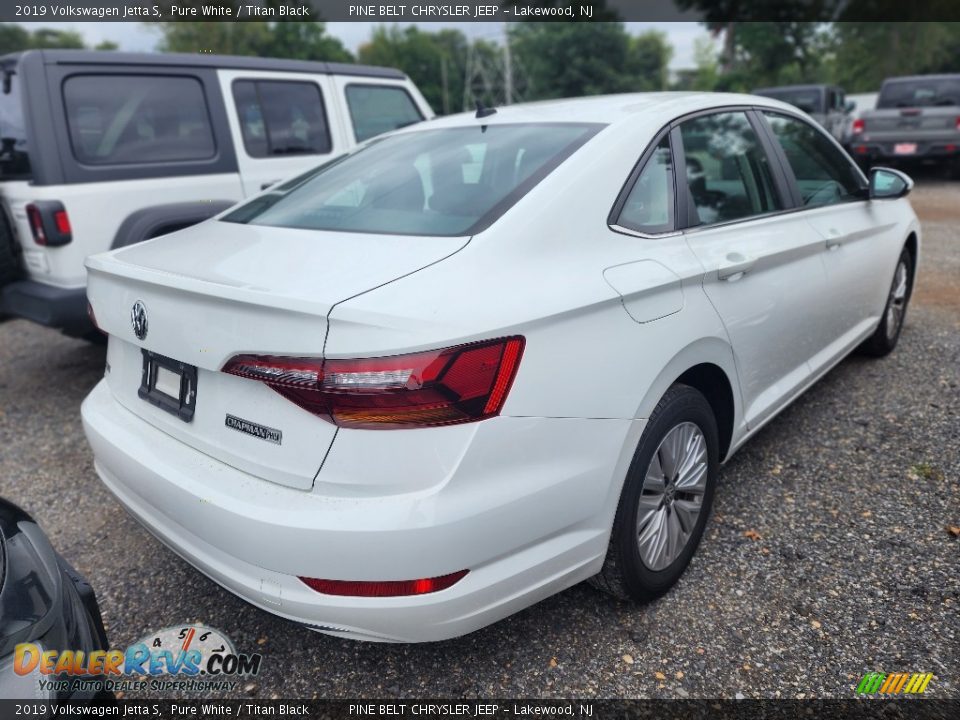 2019 Volkswagen Jetta S Pure White / Titan Black Photo #3