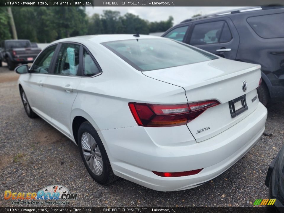 2019 Volkswagen Jetta S Pure White / Titan Black Photo #4