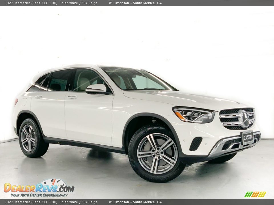 2022 Mercedes-Benz GLC 300 Polar White / Silk Beige Photo #2