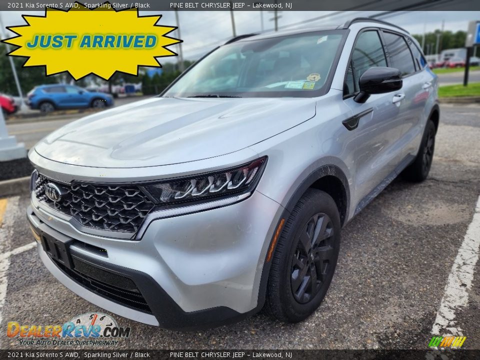 2021 Kia Sorento S AWD Sparkling Silver / Black Photo #1