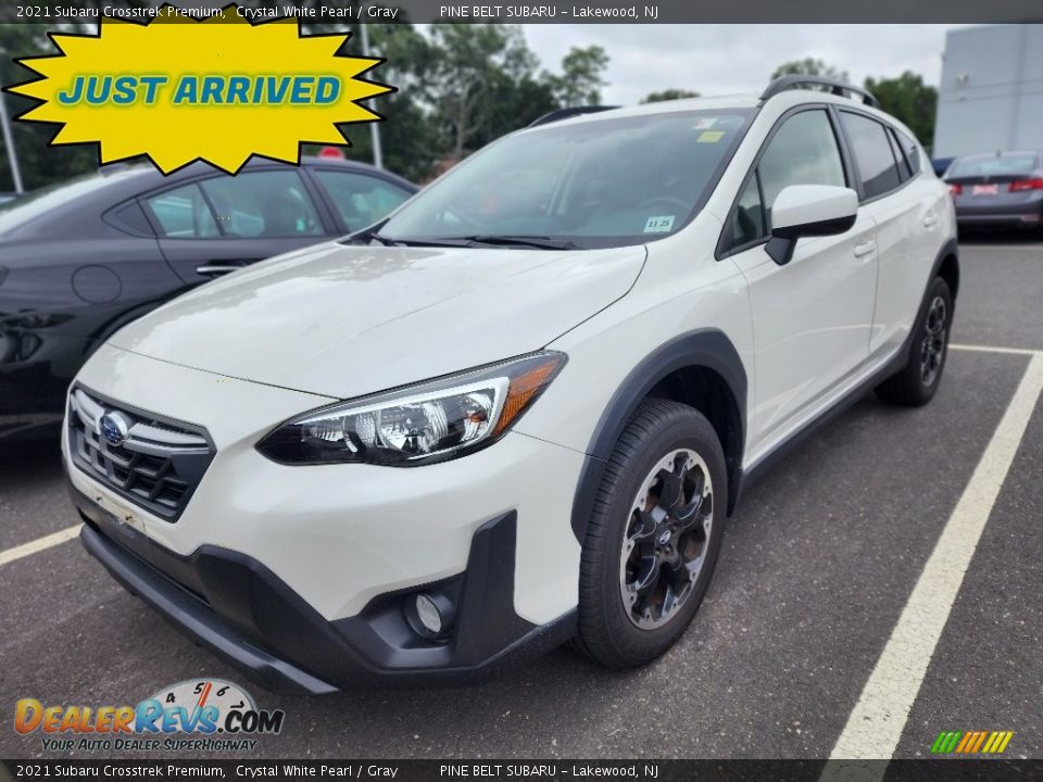 2021 Subaru Crosstrek Premium Crystal White Pearl / Gray Photo #1