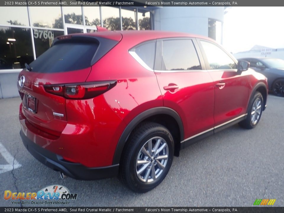 2023 Mazda CX-5 S Preferred AWD Soul Red Crystal Metallic / Parchment Photo #2