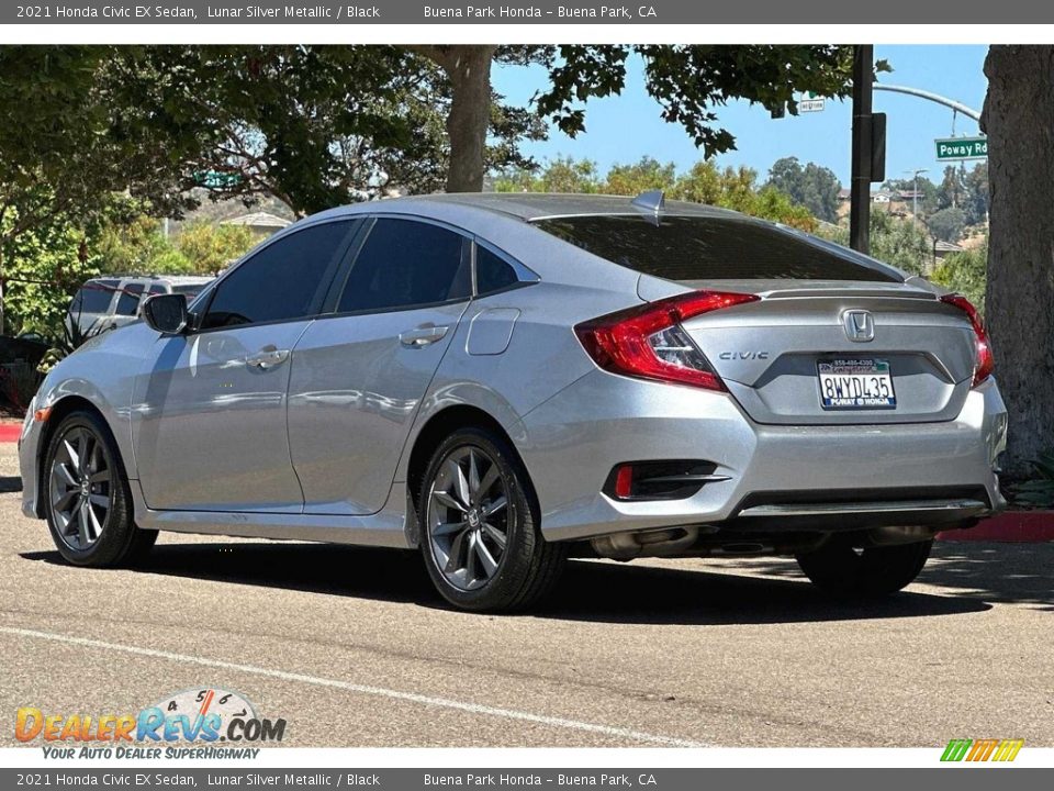 2021 Honda Civic EX Sedan Lunar Silver Metallic / Black Photo #6