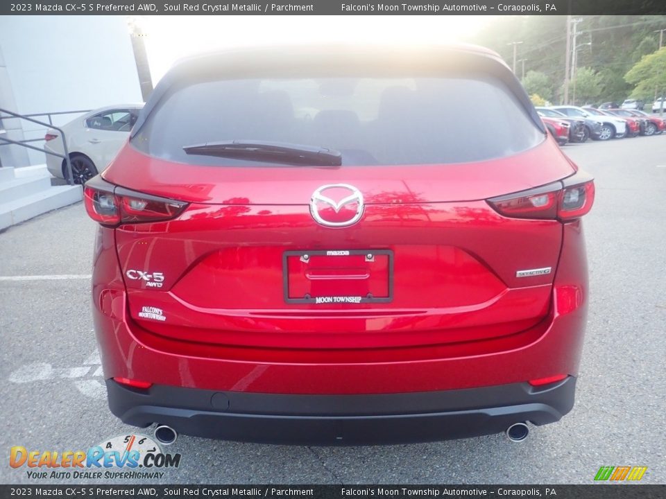 2023 Mazda CX-5 S Preferred AWD Soul Red Crystal Metallic / Parchment Photo #3