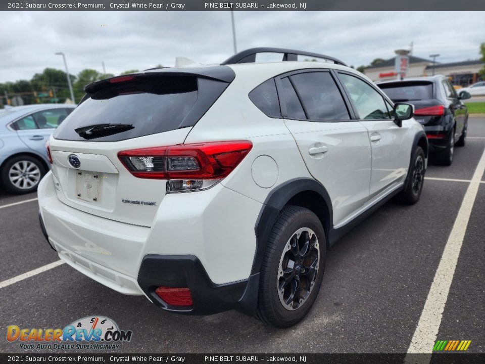 2021 Subaru Crosstrek Premium Crystal White Pearl / Gray Photo #3