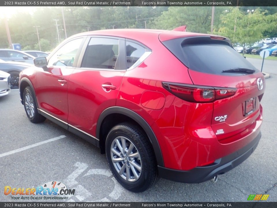 2023 Mazda CX-5 S Preferred AWD Soul Red Crystal Metallic / Parchment Photo #5