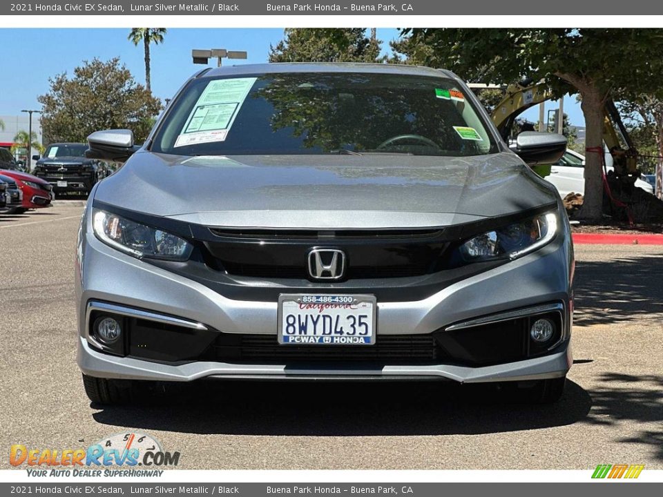 2021 Honda Civic EX Sedan Lunar Silver Metallic / Black Photo #9