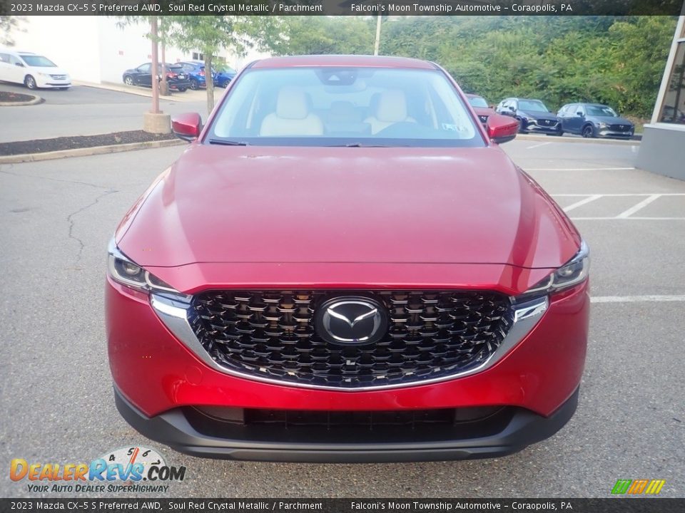 2023 Mazda CX-5 S Preferred AWD Soul Red Crystal Metallic / Parchment Photo #8