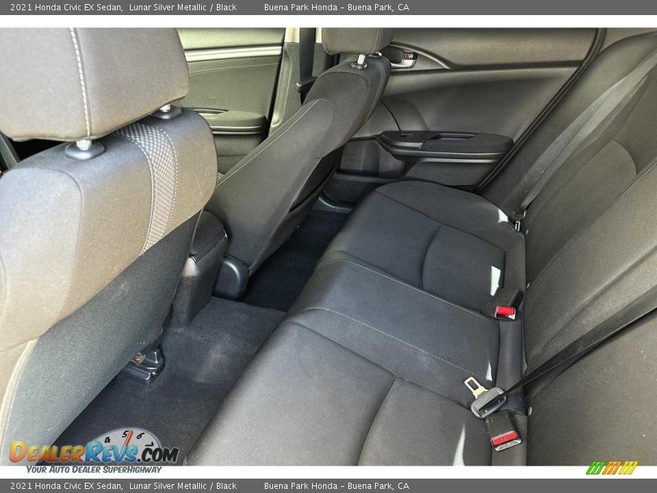 Rear Seat of 2021 Honda Civic EX Sedan Photo #13