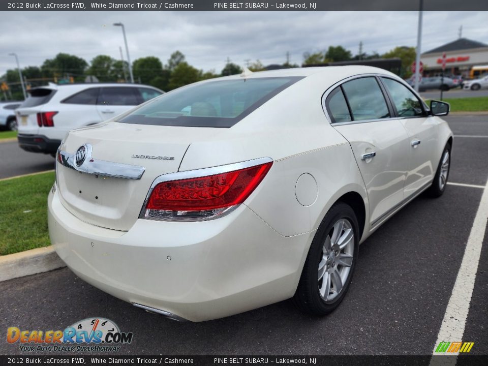 2012 Buick LaCrosse FWD White Diamond Tricoat / Cashmere Photo #3