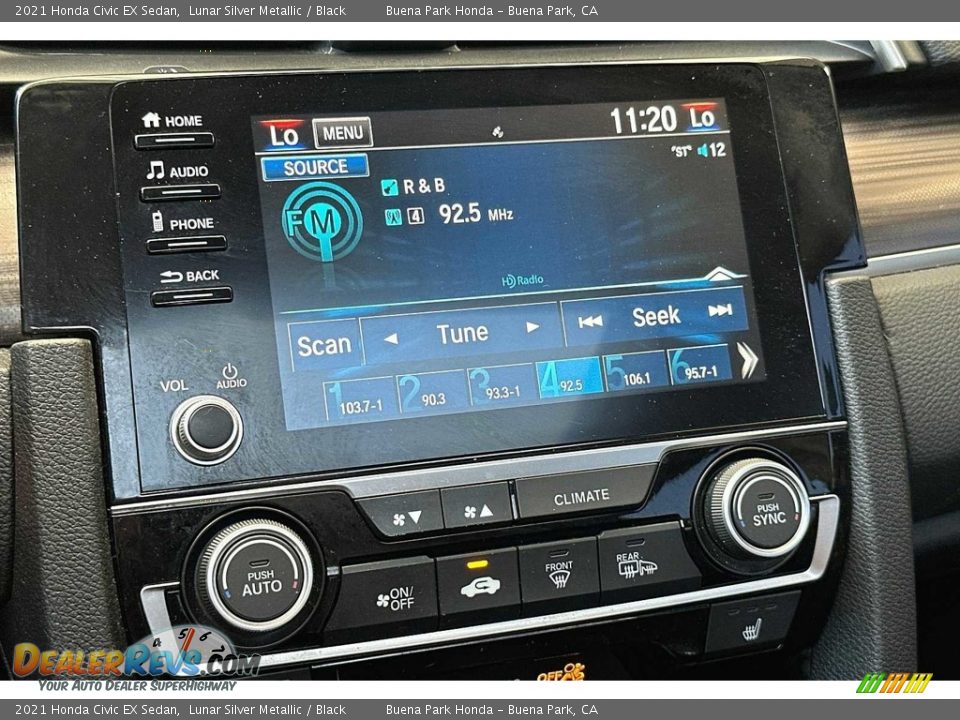 Controls of 2021 Honda Civic EX Sedan Photo #18