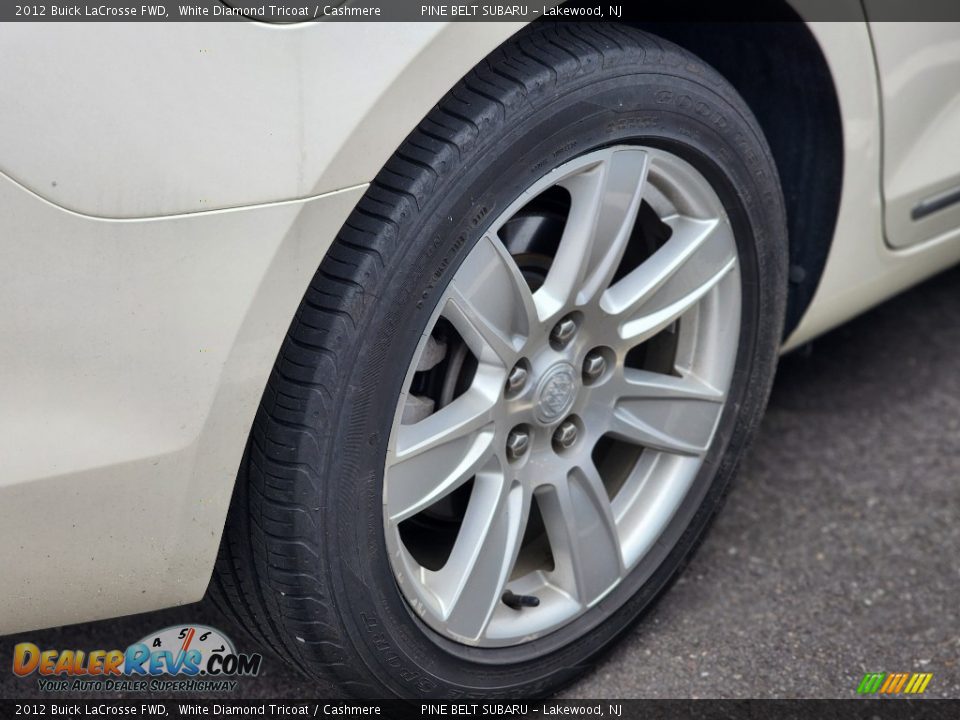 2012 Buick LaCrosse FWD White Diamond Tricoat / Cashmere Photo #6