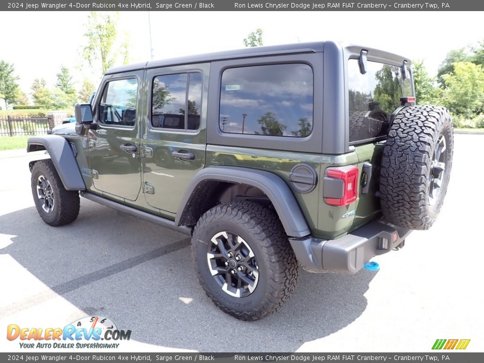 2024 Jeep Wrangler 4-Door Rubicon 4xe Hybrid Sarge Green / Black Photo #3