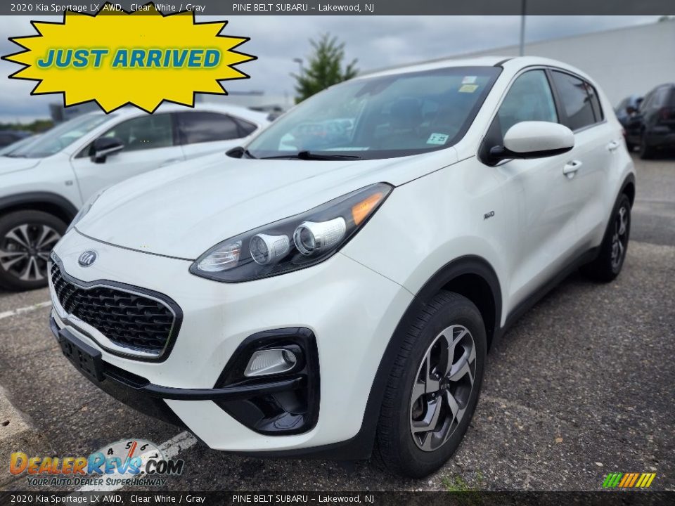 2020 Kia Sportage LX AWD Clear White / Gray Photo #1