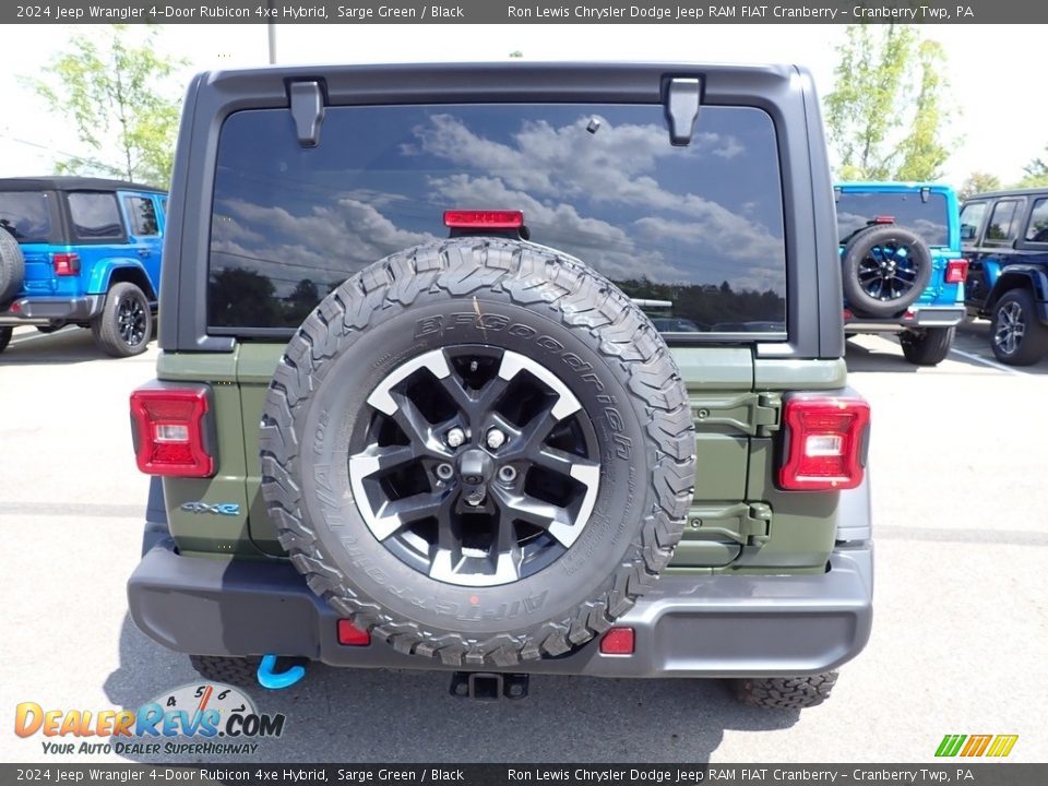 2024 Jeep Wrangler 4-Door Rubicon 4xe Hybrid Sarge Green / Black Photo #4