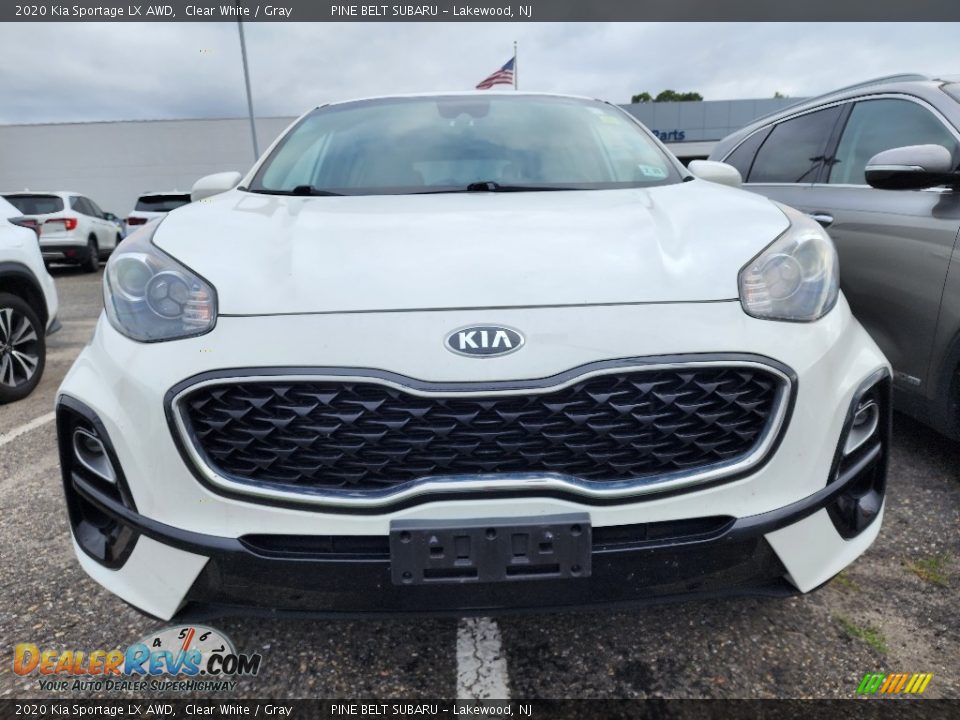 2020 Kia Sportage LX AWD Clear White / Gray Photo #2