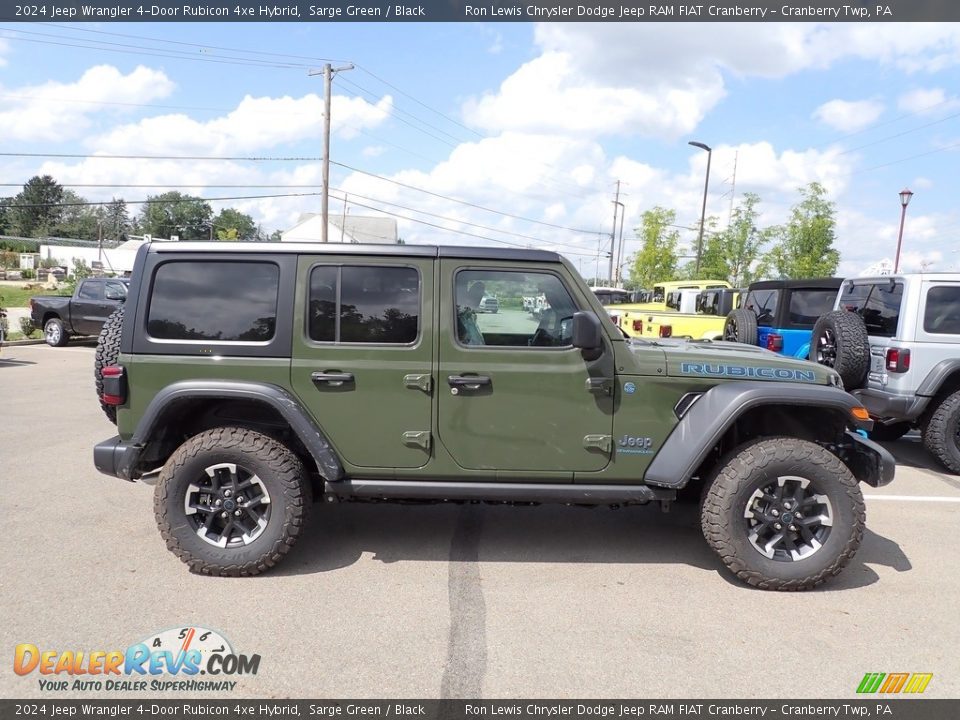 Sarge Green 2024 Jeep Wrangler 4-Door Rubicon 4xe Hybrid Photo #6