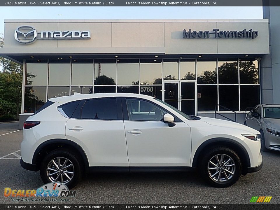 2023 Mazda CX-5 S Select AWD Rhodium White Metallic / Black Photo #1