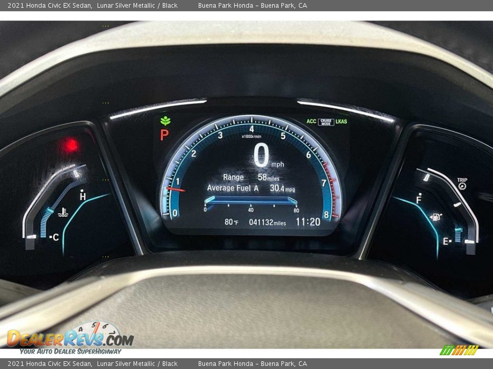 2021 Honda Civic EX Sedan Gauges Photo #26