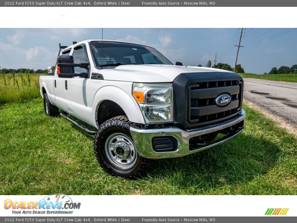 2012 Ford F250 Super Duty XLT Crew Cab 4x4 Oxford White / Steel Photo #1