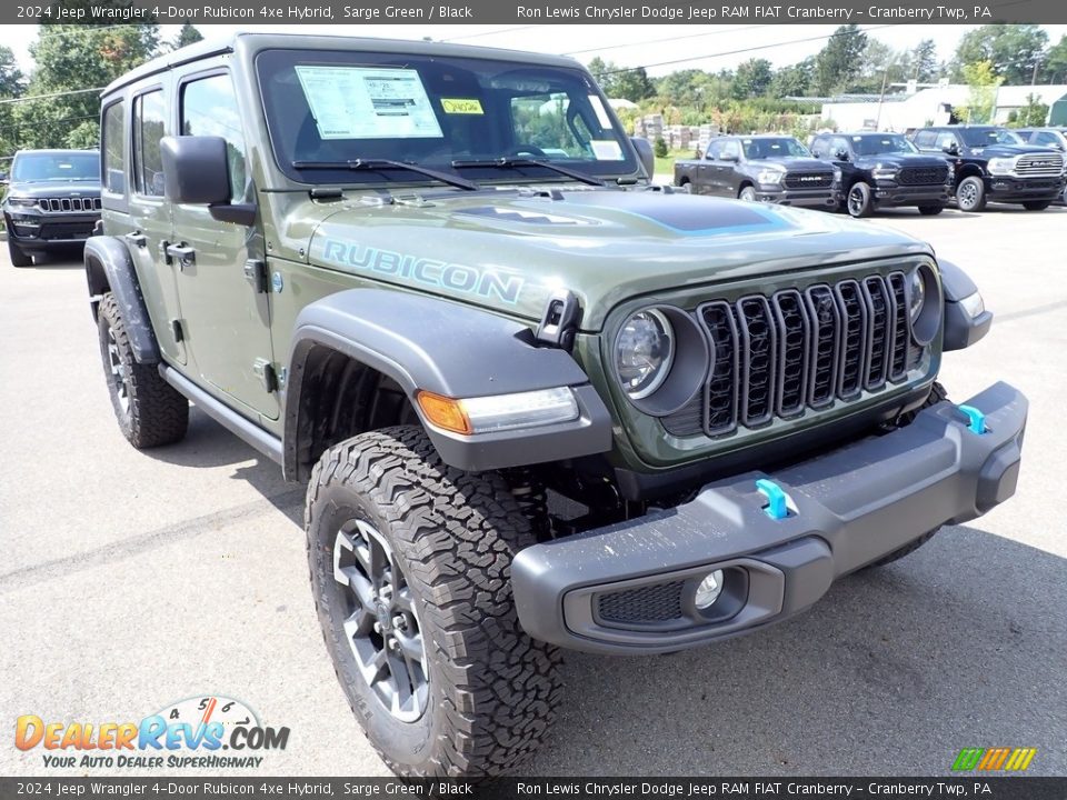 Sarge Green 2024 Jeep Wrangler 4-Door Rubicon 4xe Hybrid Photo #9