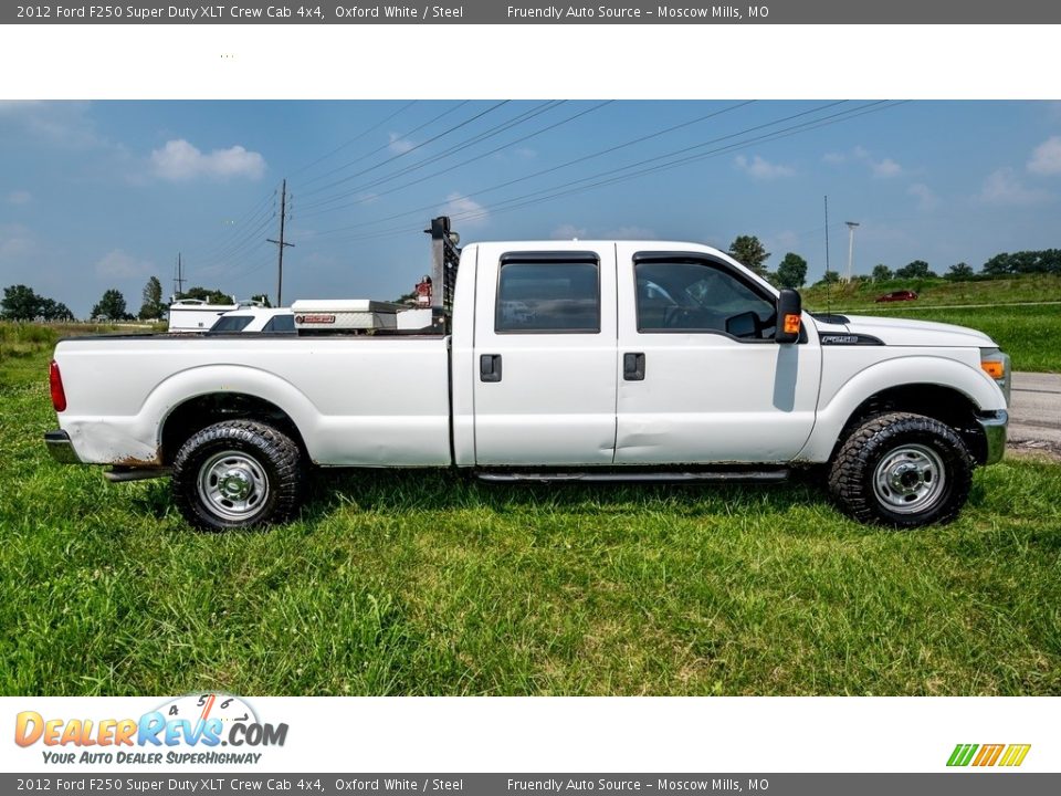 2012 Ford F250 Super Duty XLT Crew Cab 4x4 Oxford White / Steel Photo #3