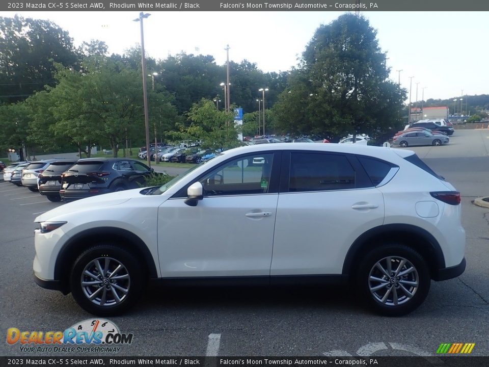 2023 Mazda CX-5 S Select AWD Rhodium White Metallic / Black Photo #6