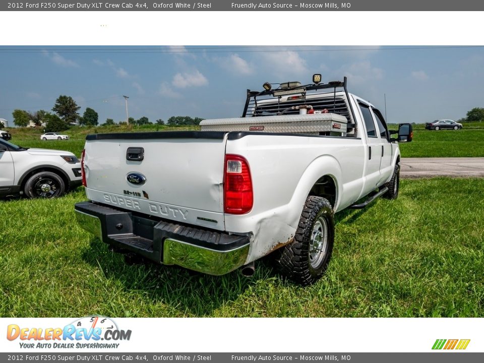 2012 Ford F250 Super Duty XLT Crew Cab 4x4 Oxford White / Steel Photo #4