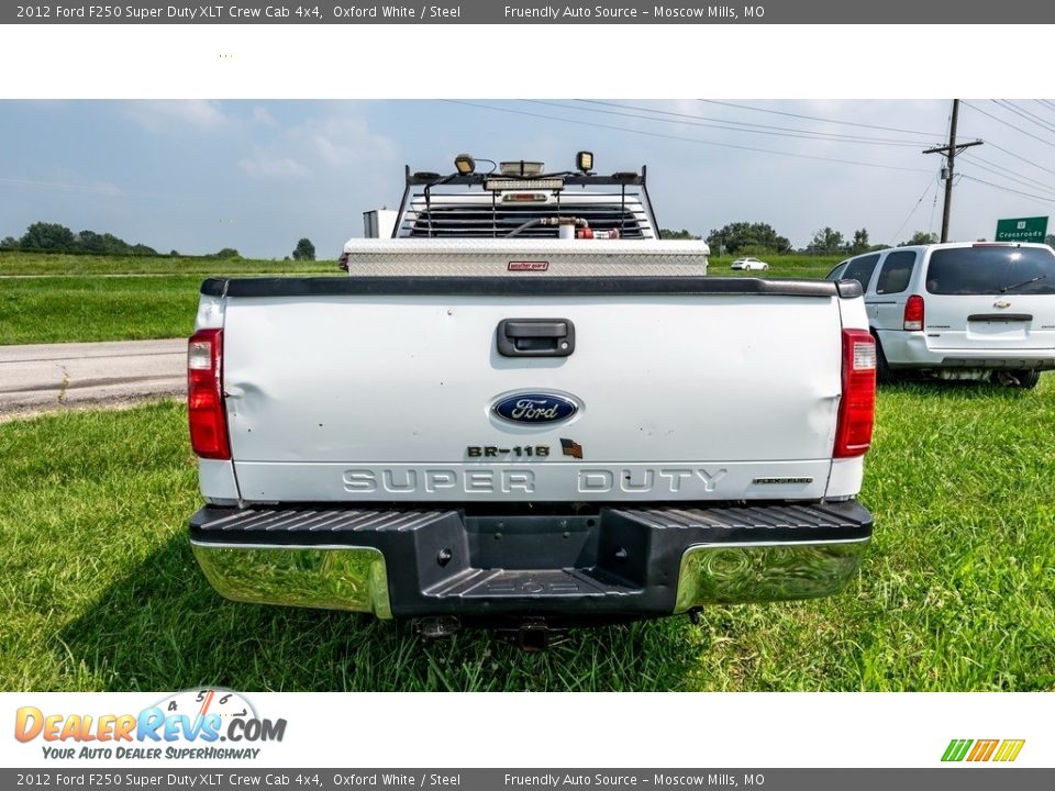 2012 Ford F250 Super Duty XLT Crew Cab 4x4 Oxford White / Steel Photo #5