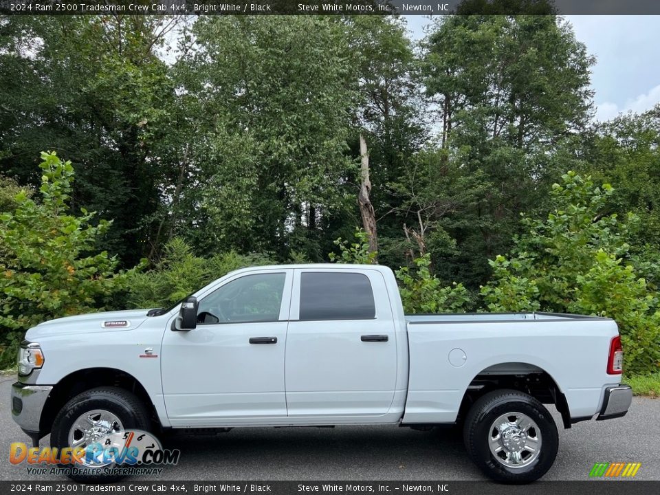 2024 Ram 2500 Tradesman Crew Cab 4x4 Bright White / Black Photo #1