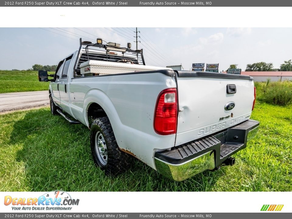 2012 Ford F250 Super Duty XLT Crew Cab 4x4 Oxford White / Steel Photo #6